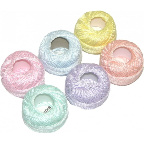 Presencia Pearl Cotton Size 12 Sampler Pack Pastel