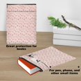 thumbnail image 3 of Funda tipo libro NGZS con estampado floral de rosas, 30 x 22 cm, bolsillo frontal, 3 of 6