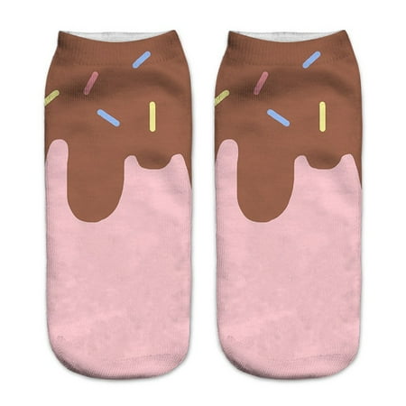 

wendunide Socks Casual Work Business Socks 3D Cute Printing Medium Sports Socks Mujer Unisex