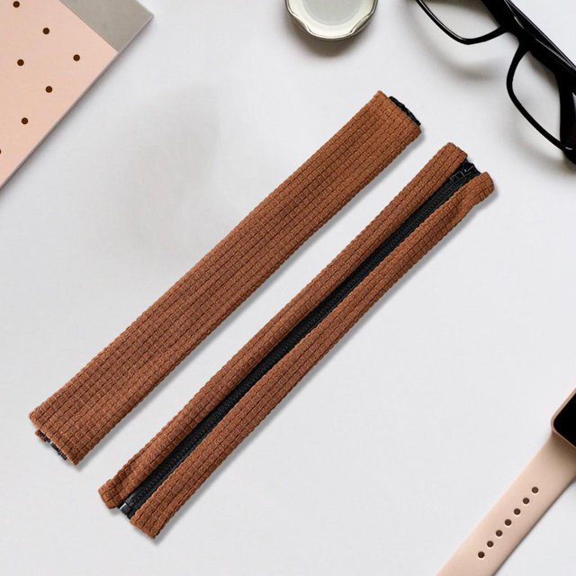 2 piezas de poliéster extraíble de oficina, pa reposabrazos, pa reposabrazos, adaptaciónción a sils de de brazos Café ligero perfecl funda de brazos de sillón