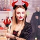 thumbnail image 4 of Set de diadema y varita de Halloween: Cuernos de disfraz infantil y varita mágica para disfraces y cosplay en fiestas navideñas, 4 of 6
