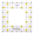 thumbnail image 1 of KAKOWELY 1Pc Square Shape Sewing Ruler Clothing Patchwork Ruler Sewing Cutting Ruler,6.5"X6.5"X0.12", 1 of 4