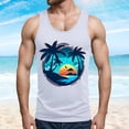 thumbnail image 2 of Gibobby Men's Tank Tops Workout Beach Shirts Sleeveless Shirts for Gym Fitness Training(L,White), 2 of 5