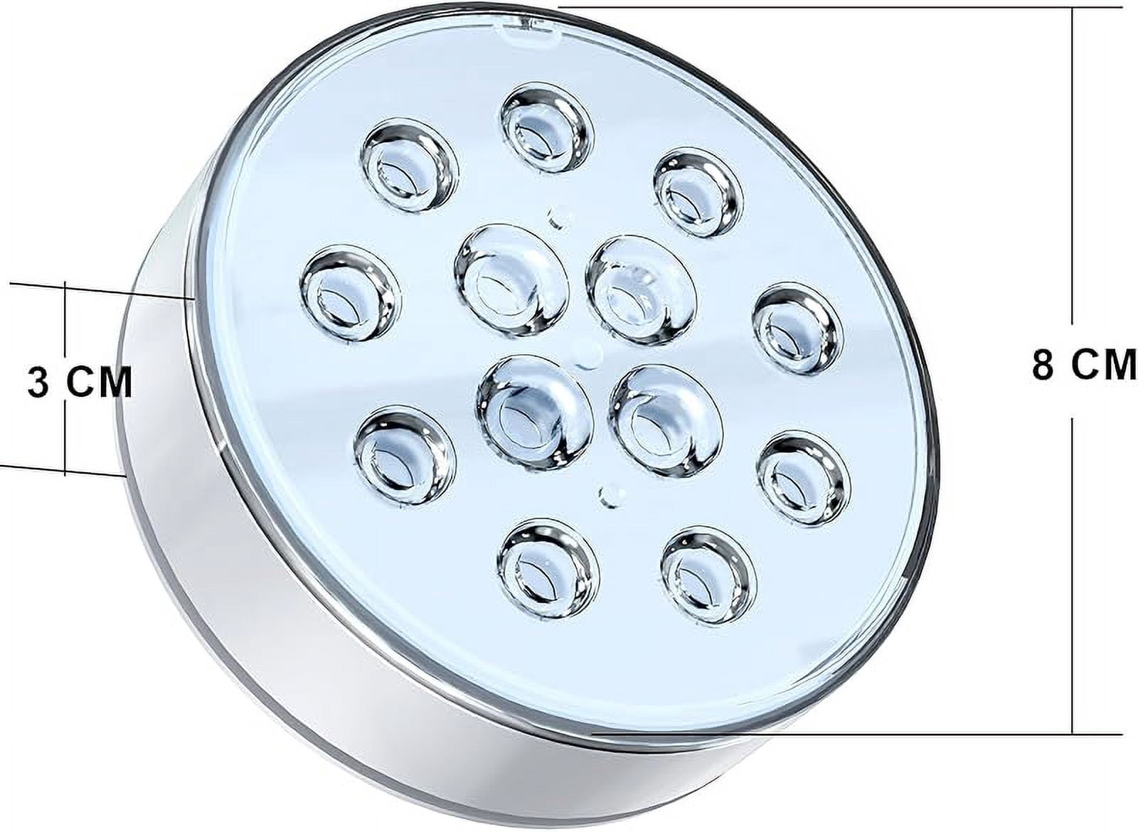 Pool Lights, Upgraded Rechargeable Submersible LED Lights with Remote IP68 Waterproof 16 Colors Hot Tub Underwater Pool Lights for above Ground Inground Pool, Bath, Party, Vase 2 Pack