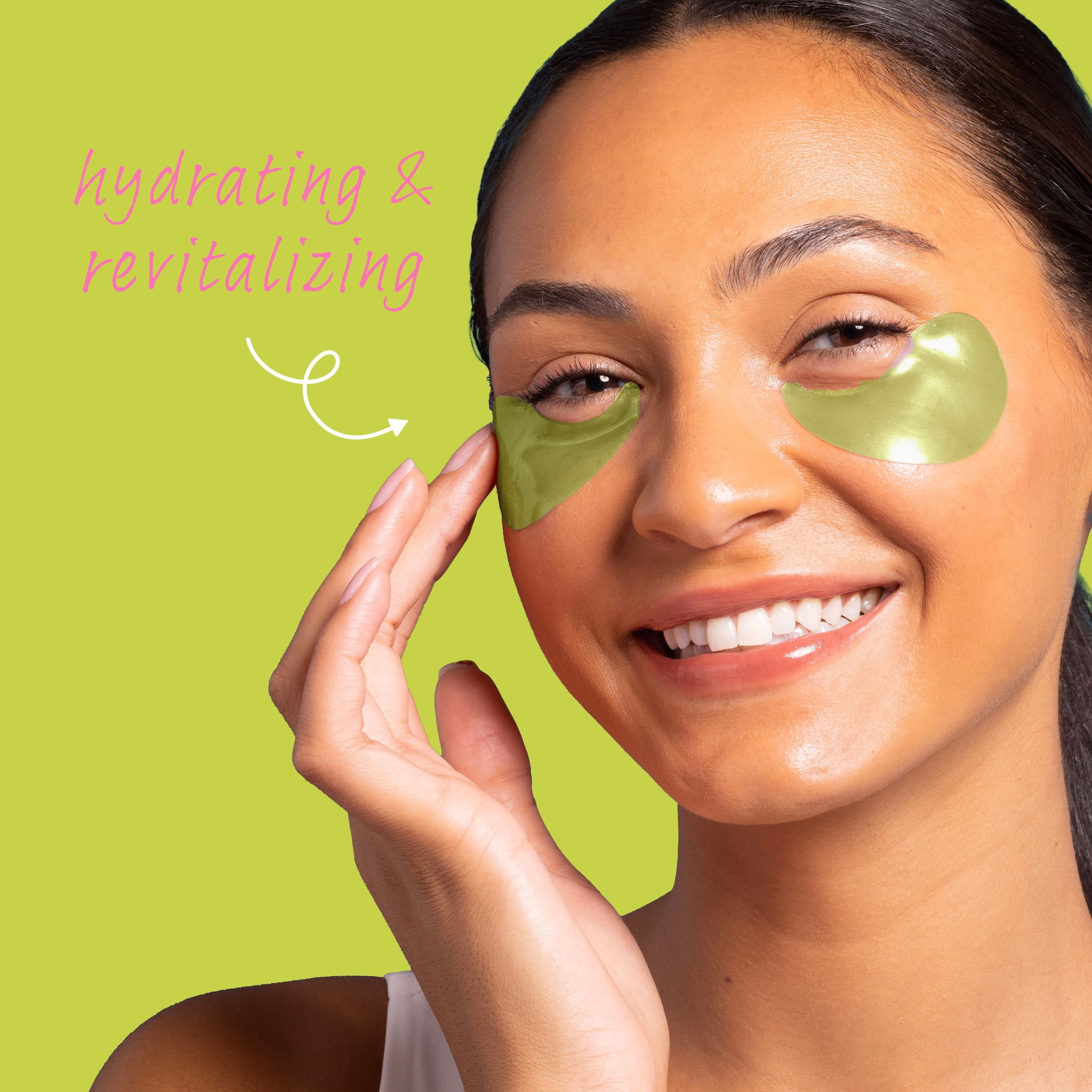 Patchology Energizing Morning Matcha Under-Eye Mask, 1 Pair