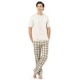 thumbnail image 3 of Fruit of the Loom Men's Crewneck Tee and Fleece Pajama Pants Set, 2-Piece, Sizes S-5XL, 3 of 11