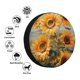 thumbnail image 4 of Fotbe Sunflower Field Art Funda de Llanta de Repuesto con Estampado, Engrosada, Ajuste Universal para Jeep, Remolque, RV, SUV, Camión-14 inch, 4 of 6