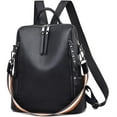 thumbnail image 1 of Women Backpack Purse Leather Shoulder Bag Fashion Satchel Bags Convertible Backpack Zipper Travel Rucksack, 1 of 7