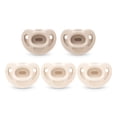 thumbnail image 1 of Chupetes NUK, 100% silicona, cómodos, ortodoncicos, 0-6 meses x5, 1 of 9