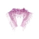 thumbnail image 1 of INSPIRE CHIC Chal de Encaje Mantilla de Tul, Cubierta Triangular para la Cabeza, Velo de Iglesia para Misa, Damas de Honor de Boda 51.2"x15.7" Rosa Púrpura, 1 of 5