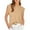 Beige, variant on Kureaily Women Summer Top Basic Tee Shirts Casual Tank Loose Fit Cap Sleeve Tops Basic Summer Tees