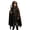 Brown, variant on Kids Medieval Hooded Cloak, Renaissance Cape Robe for Boys, Halloween Ranger Wizard Elven Costume Cloak