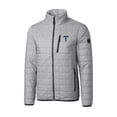 thumbnail image 2 of Men's Cutter & Buck Gray Tulsa Drillers Rainier PrimaLoft Eco Insulated Full-Zip Puffer Jacket, 2 of 3