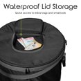 thumbnail image 5 of Collapsible Bin Trash & Recycle/Utility, Perfect for Camping, Laundry, Storage and Garden, Waterproof Vinyl and Tear Resistance, Trash and/or Recycle, Two 13 Gallon Bags, 5 of 9