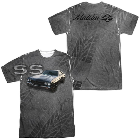 Men's Chevy Muscle Chevelle Ss Sublimation T-shirt X-Large White