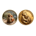 thumbnail image 2 of Japanese Monkey Commemorative Three Metal Collectible Japanese Spirit Monkey Motif Choice, 2 of 7