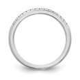 thumbnail image 2 of 14K White Gold Ring Band Wedding Diamond Round, 2 of 7