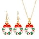 thumbnail image 2 of Conjunto de Collar y aretes Yinane joyería navideña Collar y Pendientes, 2 of 5