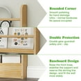 thumbnail image 4 of VGBYUJ 6 Tier Behind The Door Bookshelf, 70" Behind The Door Storage Organizer, Space-Saving Wall Mount Narrow Book Shelf, Solid Wood, 4 of 9