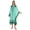 Aquamarine, variant on Bimba Womens Printed Rayon Cover-Up Caftan Long Kimono Maxi Dress Side Split Beach Kaftan Dress