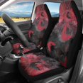 thumbnail image 2 of FUIALDOLG Halloween Vehicle Seat Covers, 2 Pack Front Seat Cover Breathable Polyester Automotive Interior Decorative Accessories for Sedan SUV, 2 of 13