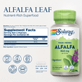 Solaray Alfalfa Leaf 860mg VitaminRich Superfood w/ Fiber