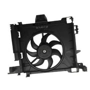Radiator Condenser Cooling Fan Assembly For 2007-2015 Smart Fortwo 0002009323 0002009323