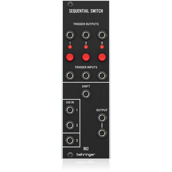 Behringer 962 Sequential Switch Legendary Analog CV Multiplexer Module for Eurorack