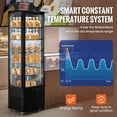 thumbnail image 3 of KFFKFF Refrigerated Display Case Display Refrigerator 9.8 Cu.Ft./278L 5-Level Business Display Fridge with LED Illumination Commercial Refrigerator Pastry Display Case, 3 of 9