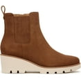 thumbnail image 2 of Vionic Women’s Aria Wedge Ankle Boot Hazelnut Brown Waxed Suede 8.5M, 2 of 5