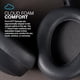 thumbnail image 4 of JLab JBuds Lux ANC Wireless Headphones, Graphite, Hybrid Active Noise Cancelling, Customizable Sound, Spatial Audio Compatible, Premium Over-Ear Bluetooth Headset, 4 of 5