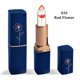 thumbnail image 1 of Lip Gloss Bálsamo labial hidratante sin plástico Tubo azul oscuro transparente Bálsamo labial de flores secas Jalea de hojas de oro Color cambiante (Buy 2 get 1 free), 1 of 7
