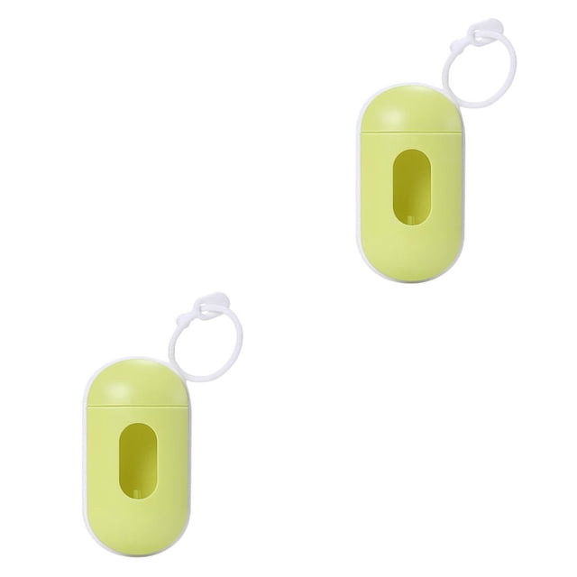 Dispensador de bolsas de basura para mascotas Billuyoard ABS portátil Rosa Azul Oscuro Verde Gris