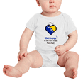thumbnail image 2 of Half Bosnian Is Better Than None Cute Baby Romper Bodysuit For Boy Girl (White, 12-18 Months), 2 of 5