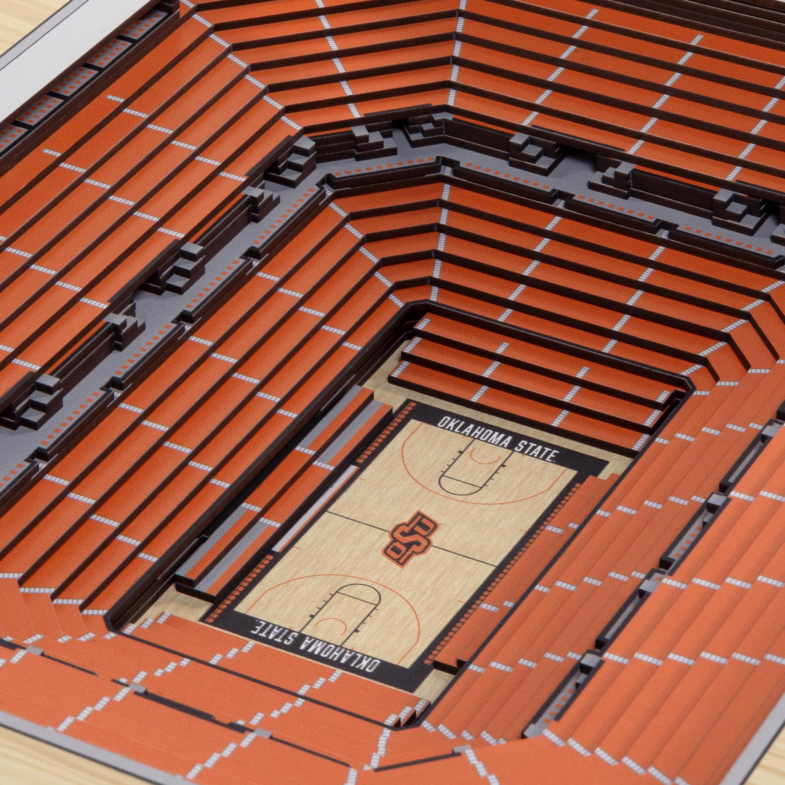 YouTheFan NCAA Oklahoma St. BB 25-Layer Stadiumview Wall Art