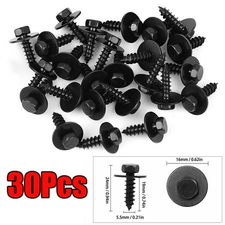 

30Pcs Screw Bolt Fixing Retainer Fender Liner Under Cover For Toyota 90159-60477