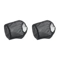thumbnail image 3 of Scienceny Cubierta protectora de filtro de aire universal, impermeable, a prueba de aceite, a prueba de polvo, tapa de filtros de entrada de aire de alto negro S 2piezas Scienceny CBP089968, 3 of 5