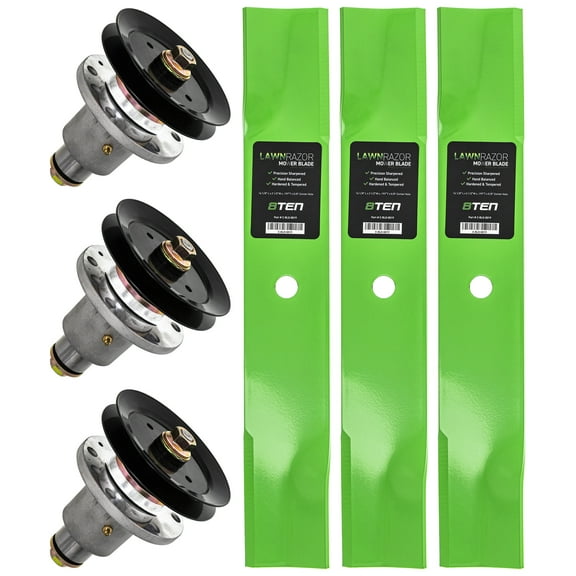 8TEN Deck Spindle Blade Kit for Exmark Lazer Z HP 103-1183 1-323515 MK1014649