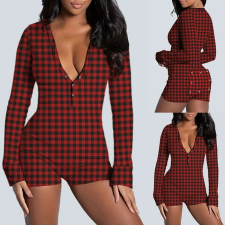 

Viikei Womens Shorts Clearance Shorts for Women Plus Size Women s Shorts Pull on Plaid Printing Functional Buttoned Flap Adults Pajamas