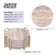 thumbnail image 2 of Bebida Portavasos con Soporte, 6uds 4 - Corcho Base Posavasos para Bebidas, Arenisca Estilo para Tipos de Tazas, Hogar Decoración, Madera Mesa (Marrón), 2 of 6