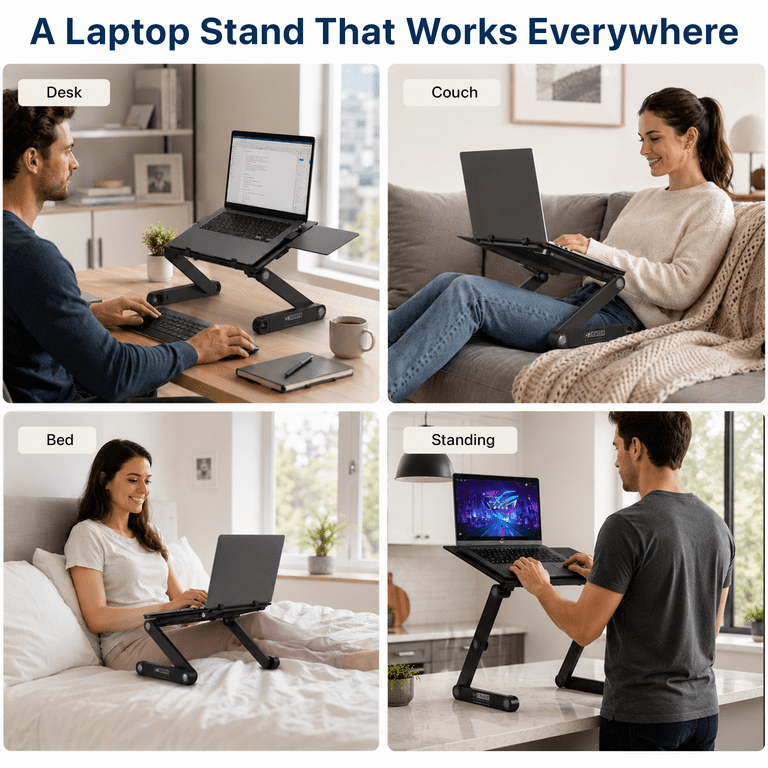 Uncaged Ergonomics WorkEZ Adjustable Laptop Stand photo 2