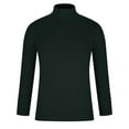 thumbnail image 6 of Miluxas Men's Mock Turtleneck Ribbed Knit Pullover Sweater Casual Lightweight Slim fit Dress Sweater Army Green, 6 of 6