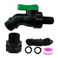 thumbnail image 3 of Juego de grifo para barril de , válvula de barril de de 3/4 de pulgada, conector resistente, kit desviador de jardín, contenedor de agua 206 cm, 3 of 9