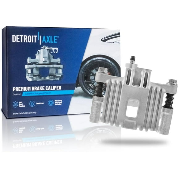 Detroit Axle - Rear Right Brake Caliper for 1999-2005 Pontiac Grand Am Alero, 2000 2001 2002 2003 2004 Brake Caliper with Bracket Assembly Replacement Disc Brake Caliper