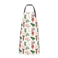 thumbnail image 3 of XMXT 1 Pcs Waterproof Kitchen Cooking Apron, Cartoon Christmas Bells Design Adjustable Aprons for Women Men with Pockets, 3 of 9
