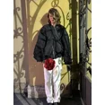 thumbnail image 4 of Abrigos de manga larga con cremallera para mujer, chaquetas informales holgadas con cuello redondo y bolsillo, prendas de vestir cálidas, otoño e invierno, 2024, 4 of 5