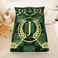 thumbnail image 5 of Catabedysis Golf Ball Themed King Sheets For Boys,Vintage Alphabet A Design Bedding,4pcs,1 Flat Sheet, 1 Fitted Sheet and 2 Pillowcases, 5 of 6