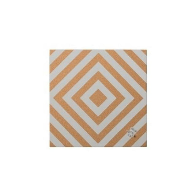 MasterVision SF751407397 White & Natural Cork Frameless Bulletin Board, 16 x 16 in.