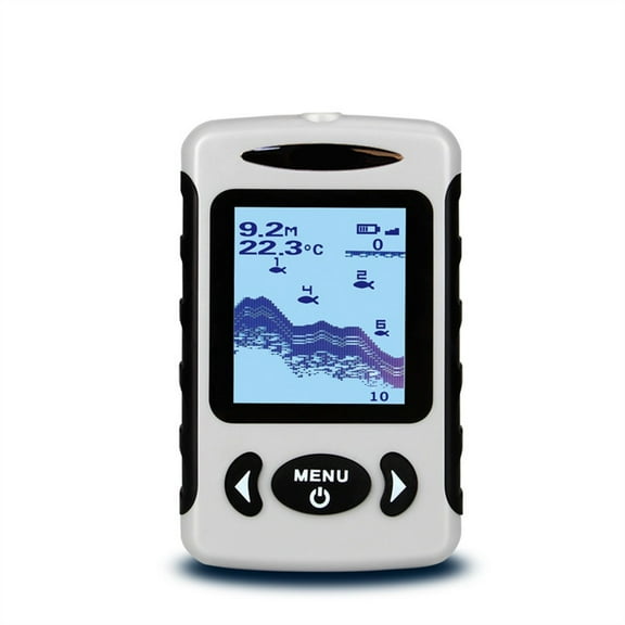 LCD Portable Fish Finder Depth Finder 200KHz/83KHz Dual Sonar Frequency 100M Detection Ice Fishing ,Built to Last