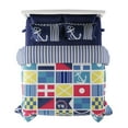 thumbnail image 5 of Lavish Home Full-Queen Nautical Quilt Set with Coastal Adult Bed Spread and Shams, 5 of 8